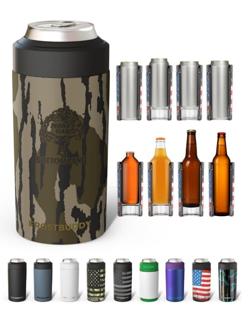 Stainless Steel Universal Can Cooler - Insulated, Durable, Outdoor Beverage